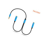 2x 3.5mm Stereo Audio Male to 2 Female Headphone Mic Y Splitter Cable Adapter
