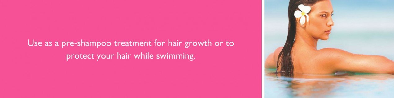 Use a pre-shampoo treatment before diving into the pool