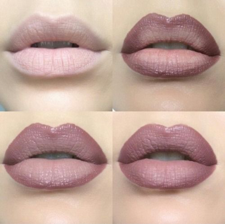 Ombre your lips to make them look fuller