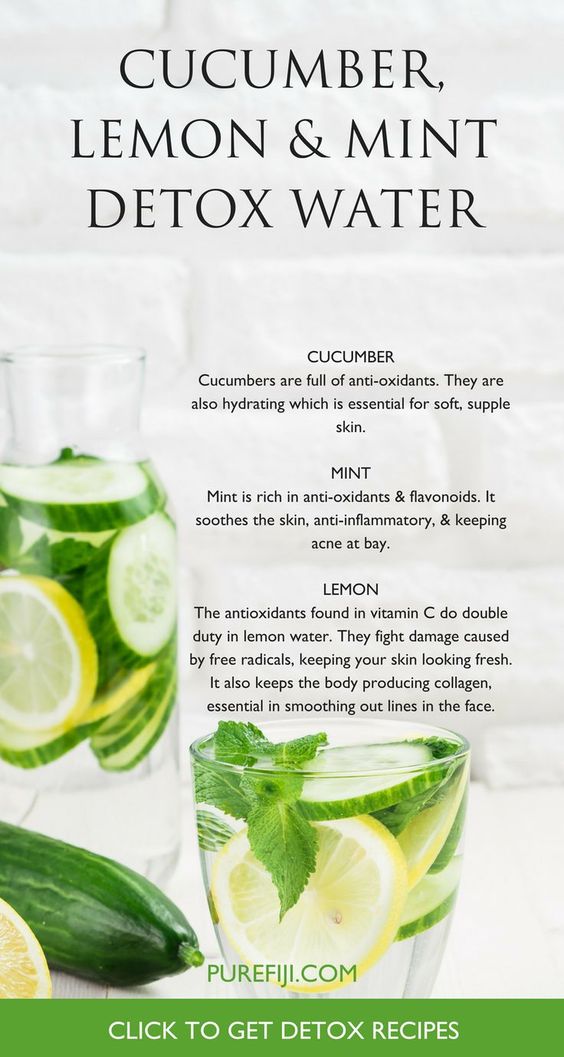 DIY detox water recipe