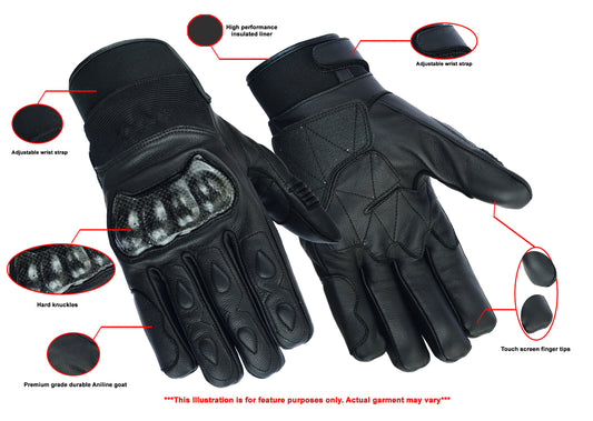 DS33 Leather/ Textile Lightweight Glove - Paragon Leather