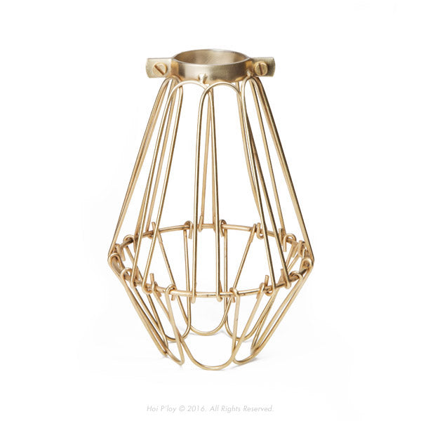 brass cage light