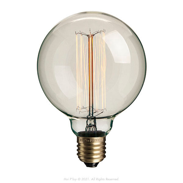 Medium Globe Squirrel Cage Filament Light Bulb