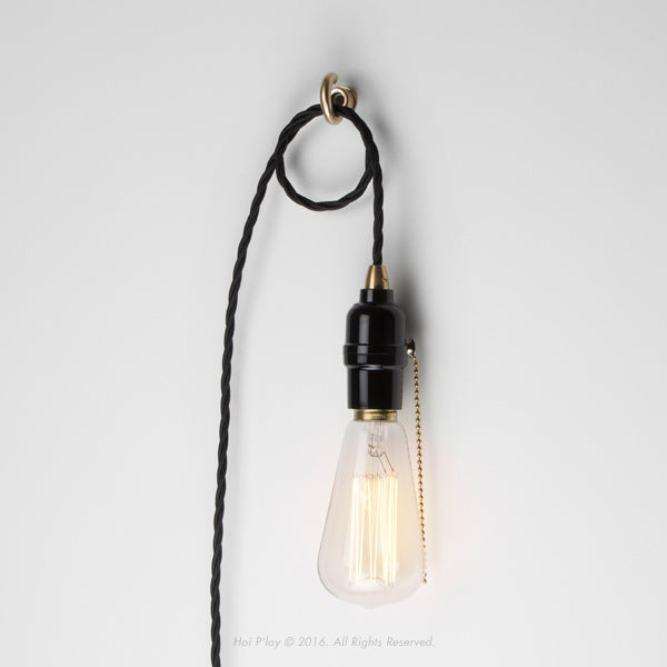 Bakelite Pullchain Portable Pendant Light