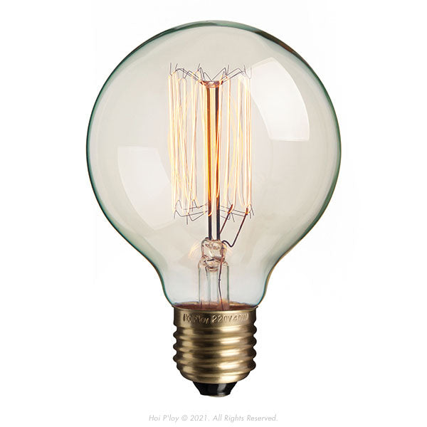 Small Globe Squirrel Cage Filament Bulb