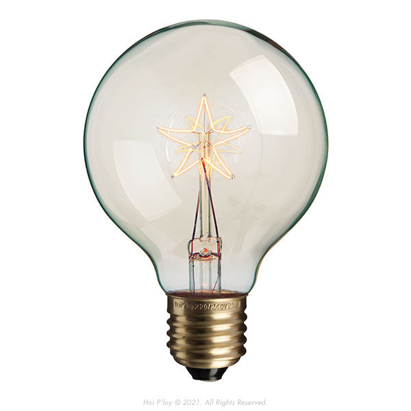 Small Globe Star Filament Bulb