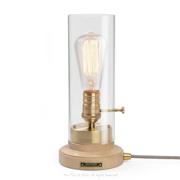 Beech & Brass Bureau Lamp