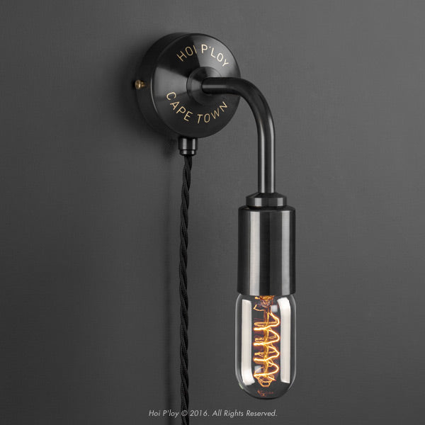 Alfie 90 Wall Sconce - Gunmetal Grey