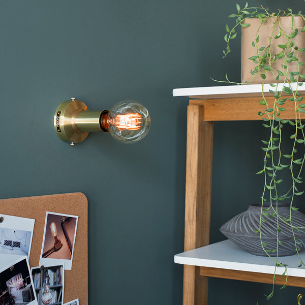 Brass Simple Wall Sconce
