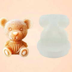 Cute Cartoon Bear 3d Stereo Silicone Ice Mold Perfect For - Temu