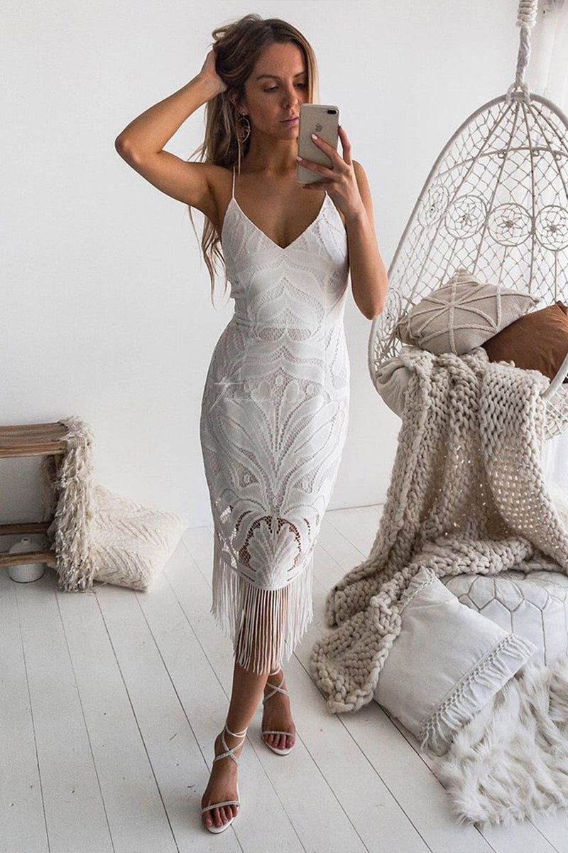 Khaleesi Dress (White) - BEST SELLING – Xenia Boutique
