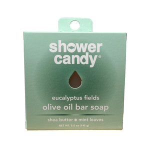 Shower Candy Eucalyptus Fields Bar Soap – Refreshing Olive Oil Cleanse - SHOWER CANDY