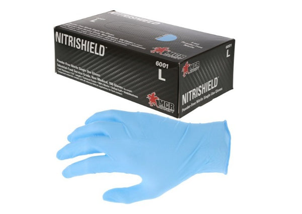 Makita Unisex 100% Genuine Leather-palm Performance work gloves,  Teal/Black, Medium US