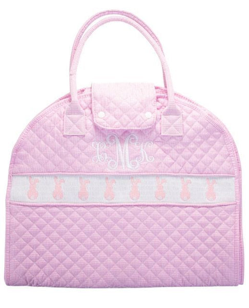 Monogrammed Garment Bag - Center Monogram Location – theplaidpalmtree-6768