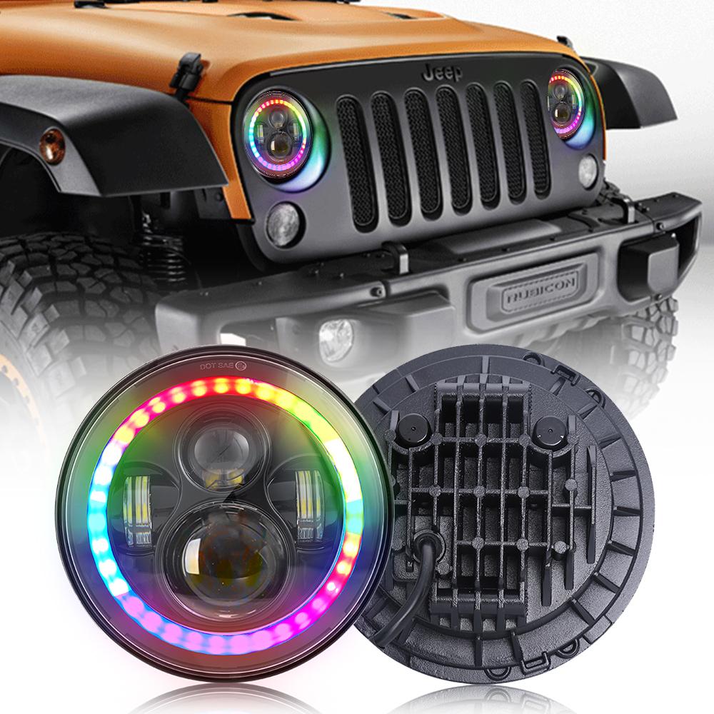 Epiccross™ Jeep Wrangler Headlights RGB Color Changing