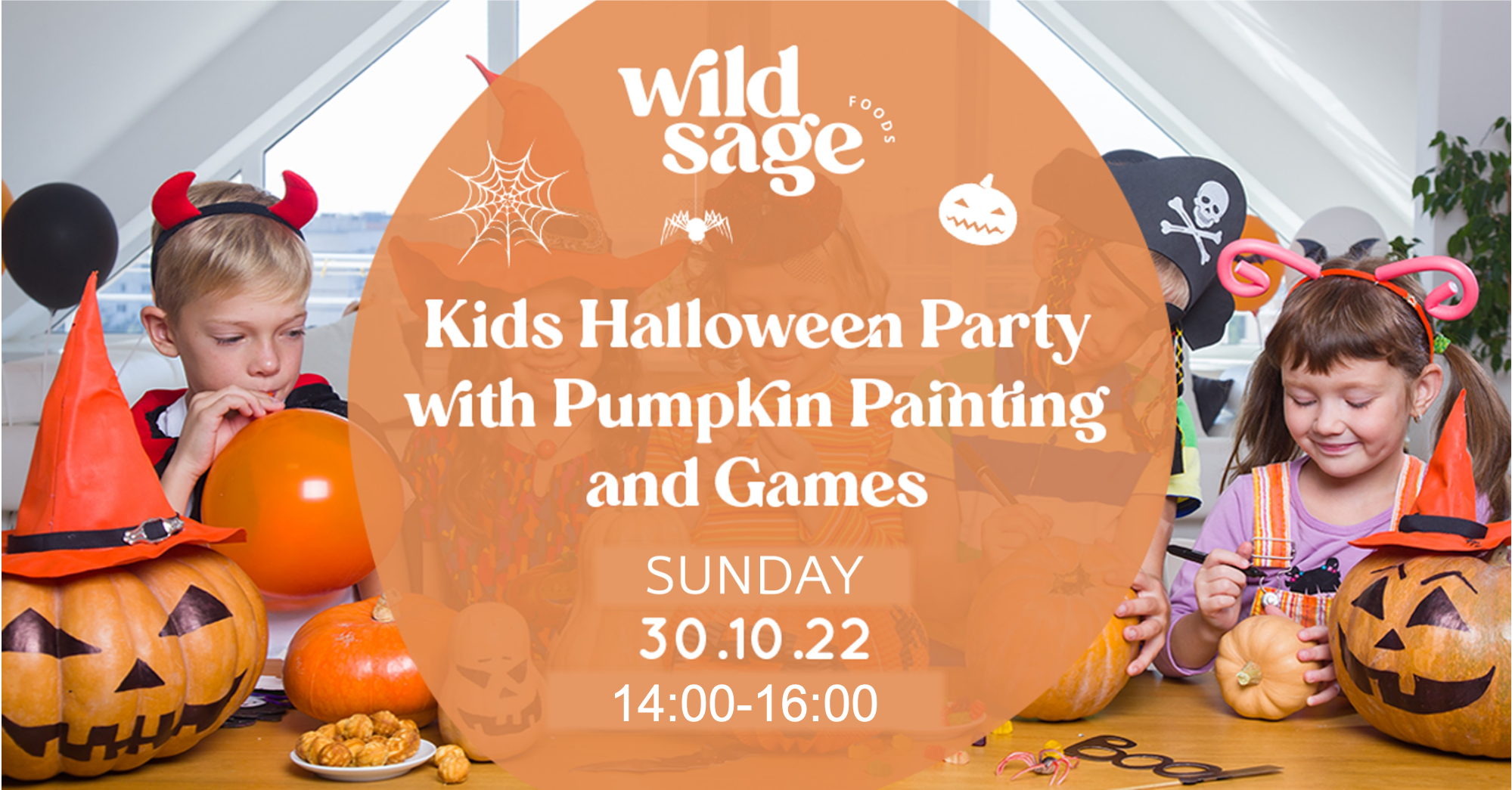 Peregrination wanhoop piramide Halloween-feest voor kinderen met pompoen schilderen en spelletjes  (30.10.2022) - WildSageFoods