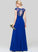 Fabric Length A-Line Neckline Ruffle Embellishment Silhouette V-neck Floor-Length Gwendolyn Half Sleeves A-Line/Princess