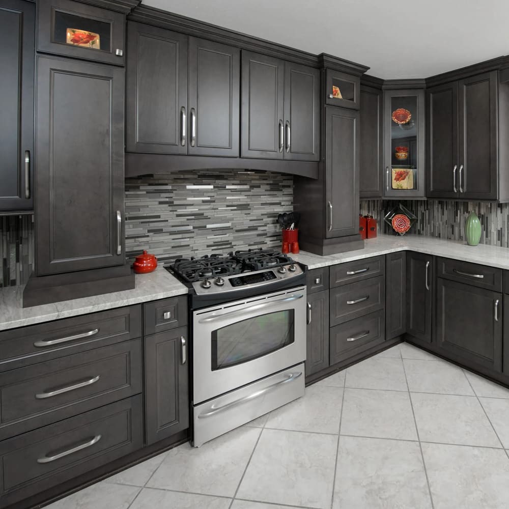 West point gray cabinets