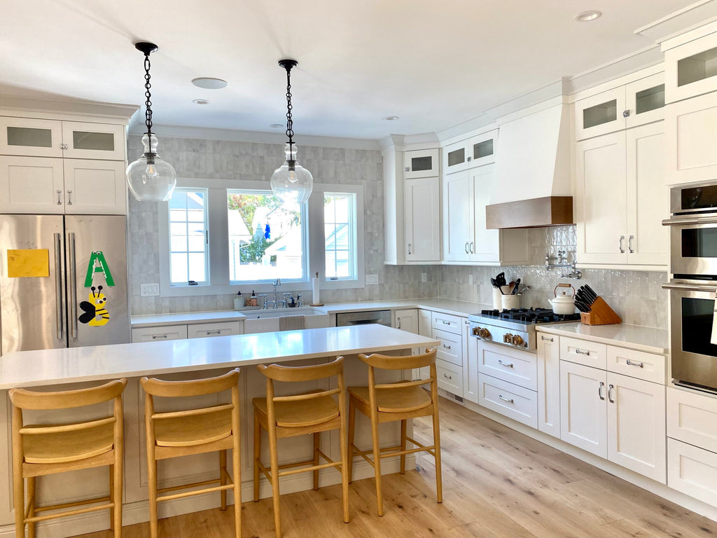 Angled Wood Range Hood