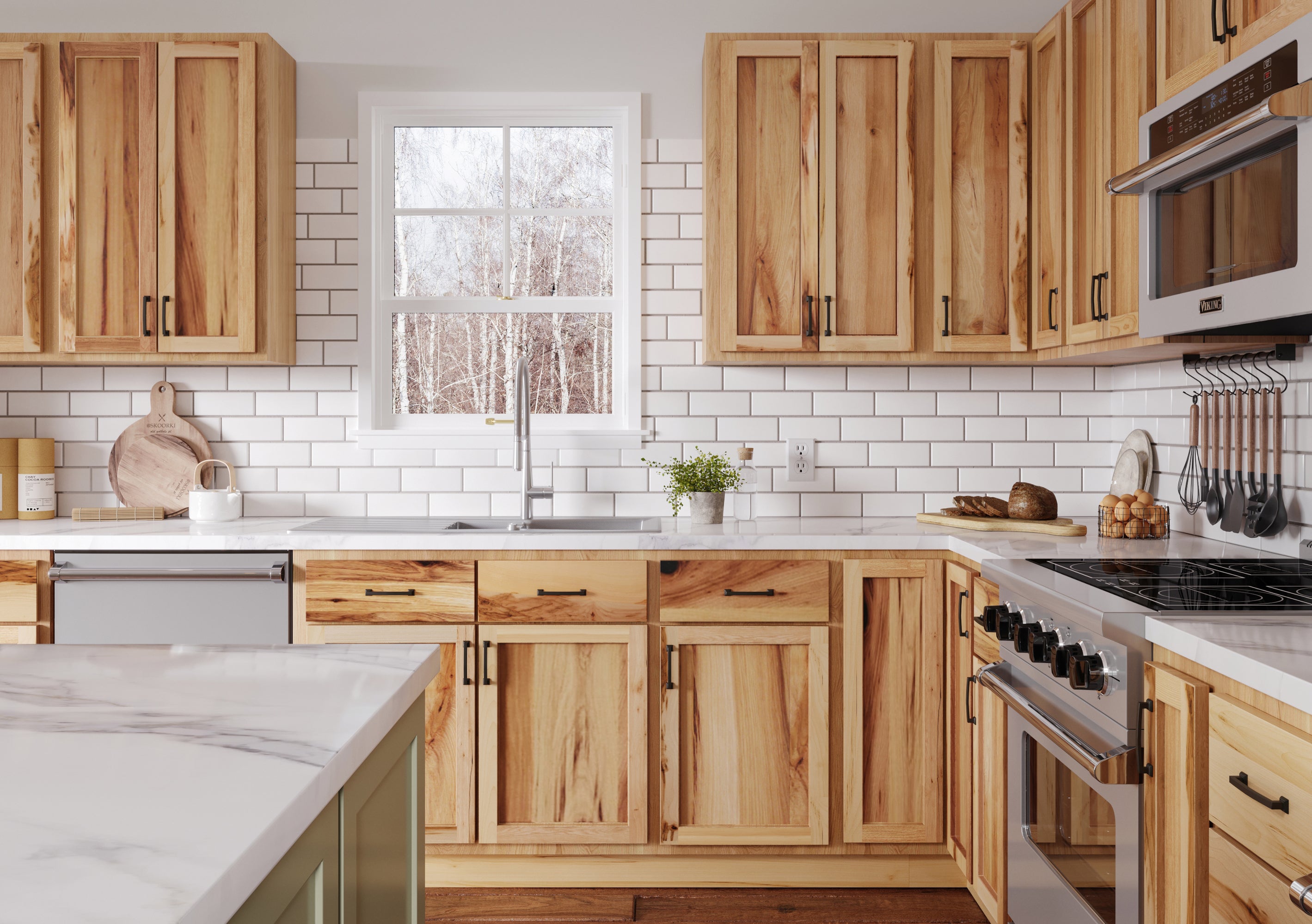 Rustic Hickory Kitchen Cabinets – Tagged 