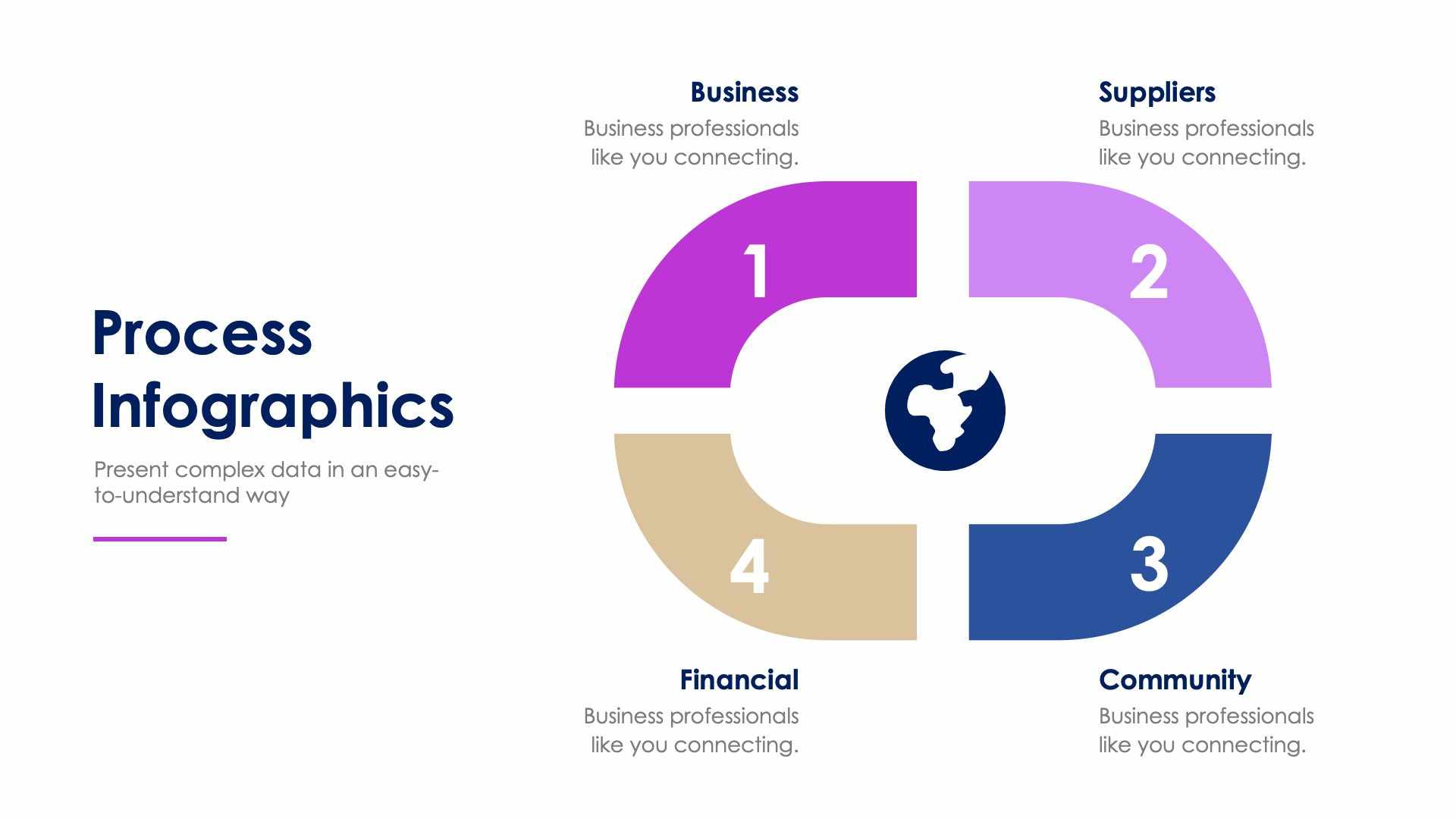 Circular Hub Infographic Template