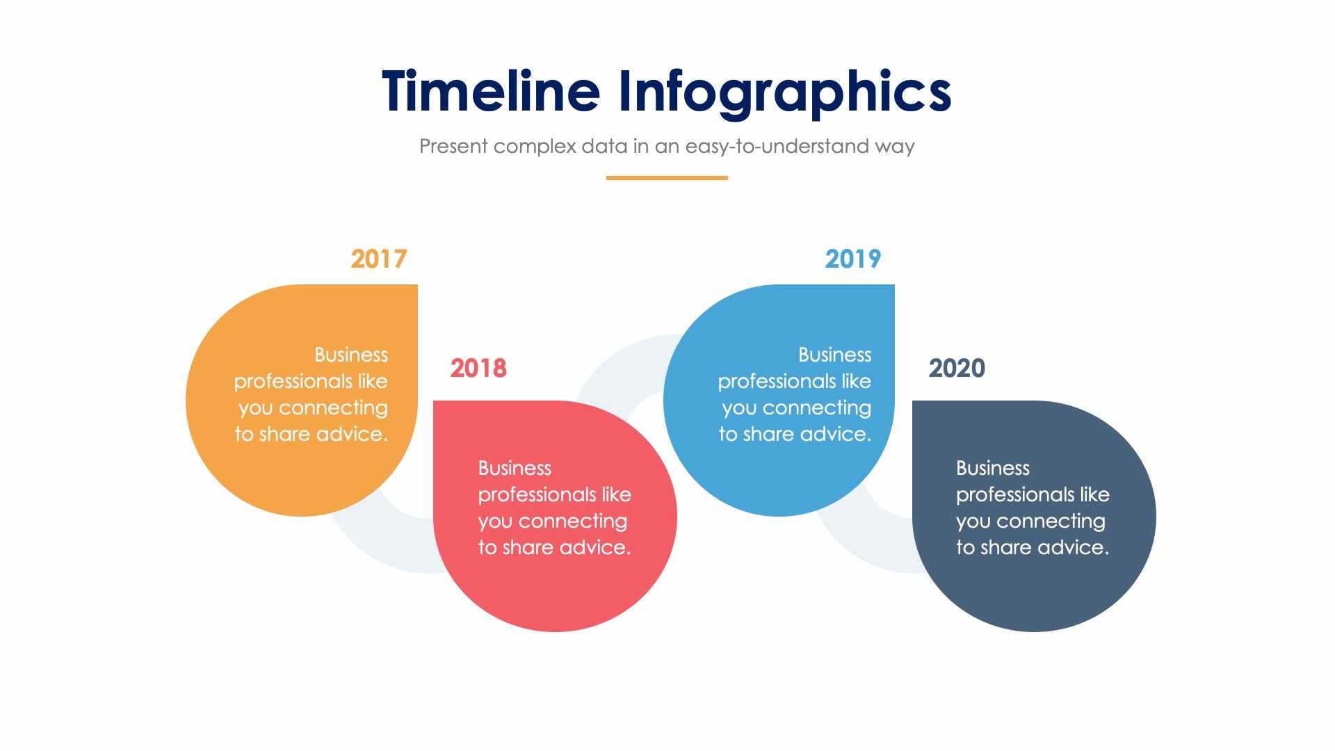 Circular Timeline Evolution Infographic Template