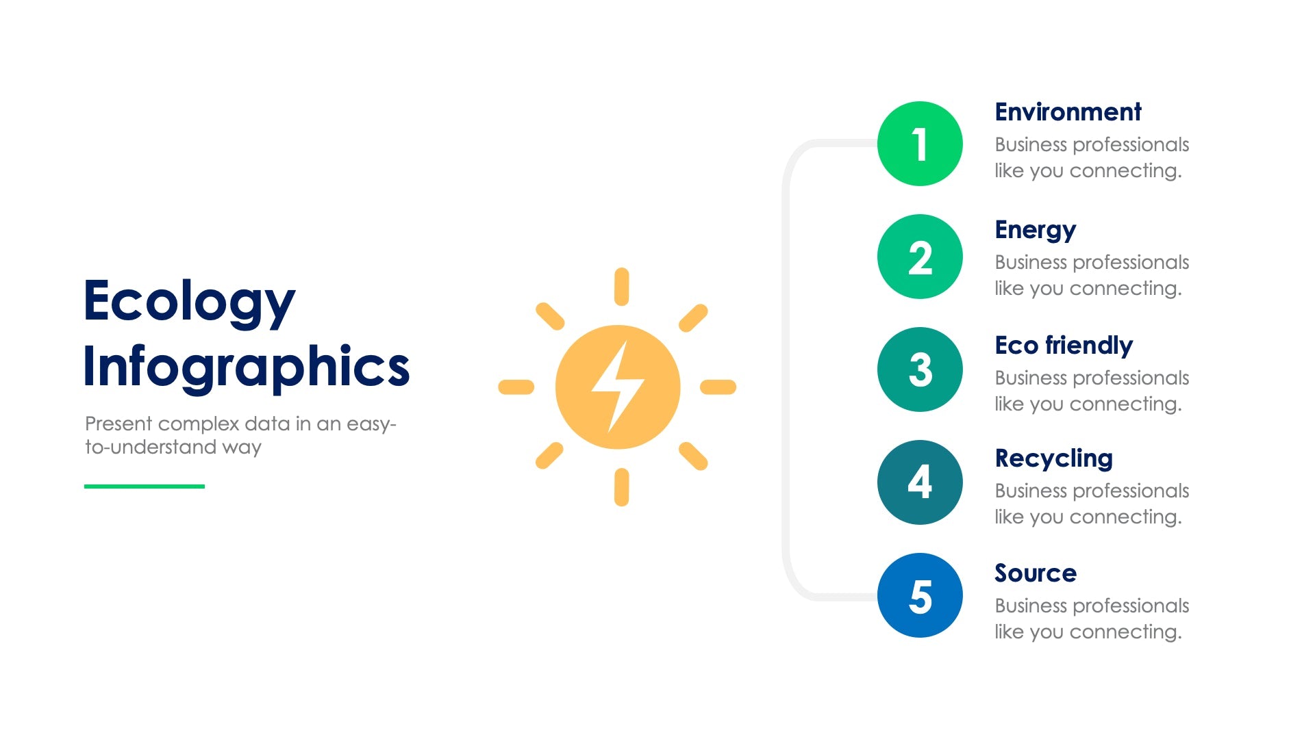 EcoRays Solar Energy PowerPoint Template