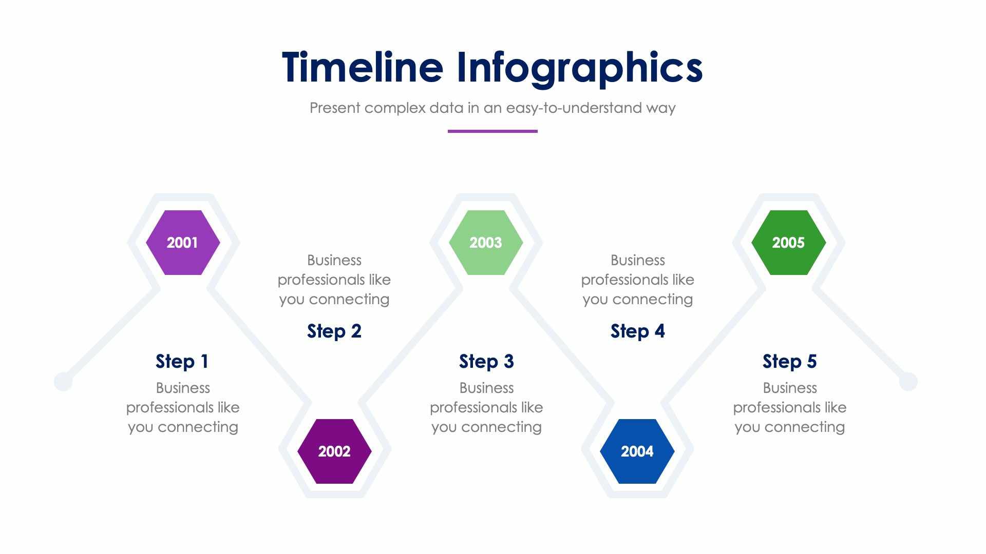 HexaChron - Dynamic Zigzag Timeline Template