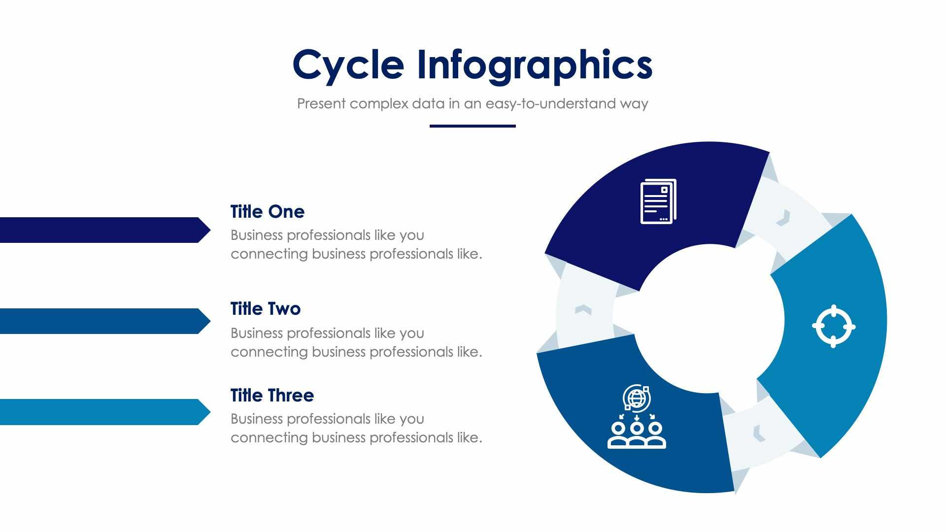 Segment Circle Cycle Infographic Template