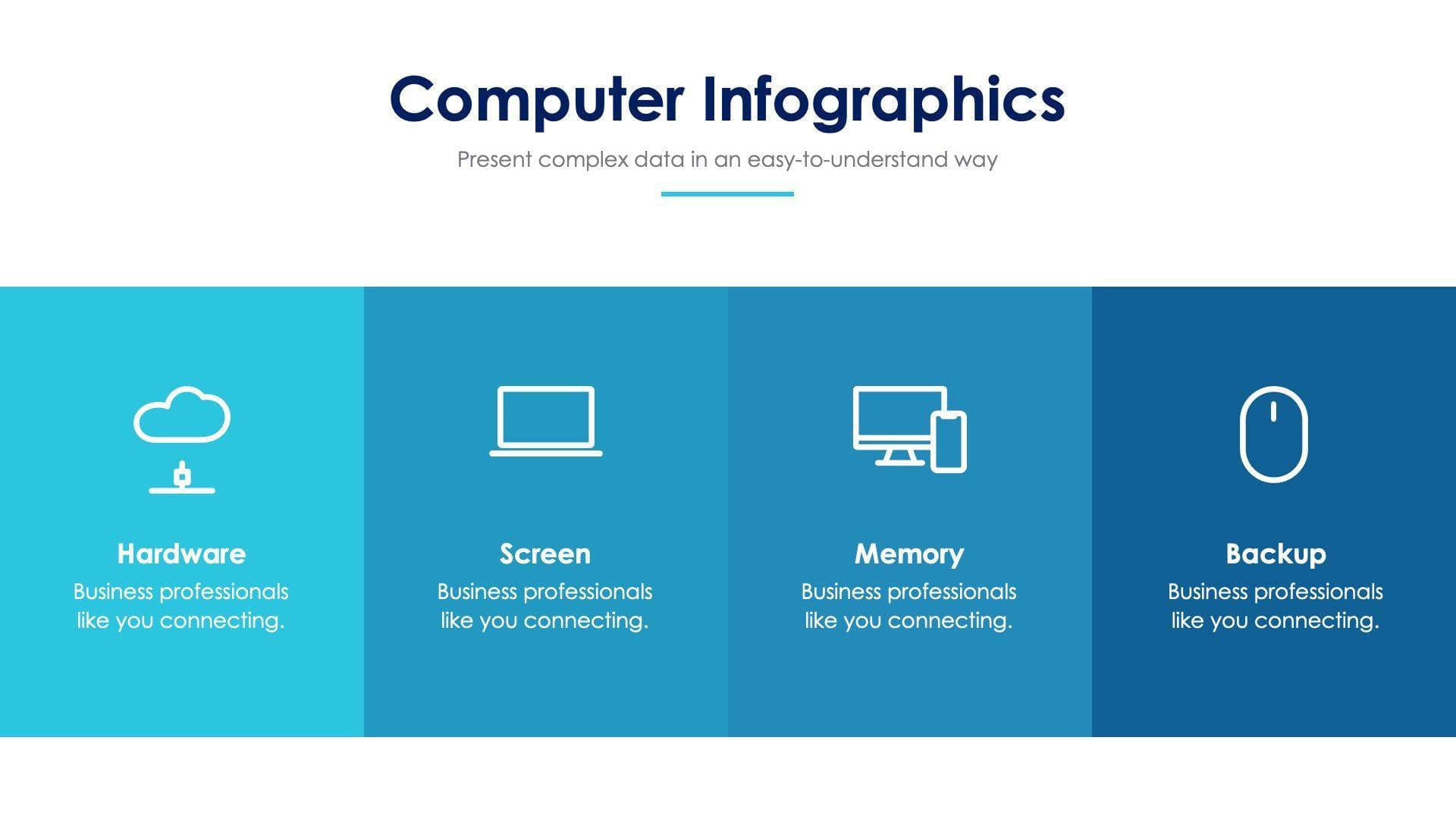 Tech Overview Computer Infographic Template