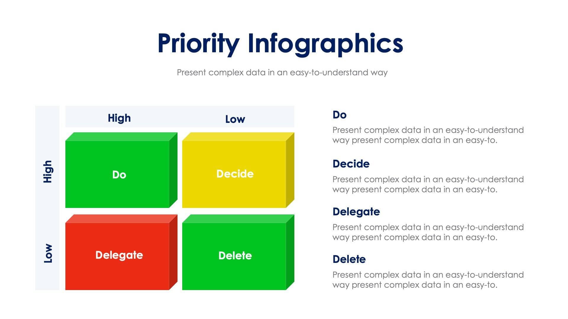 Priority Slide Infographic Template S12202304