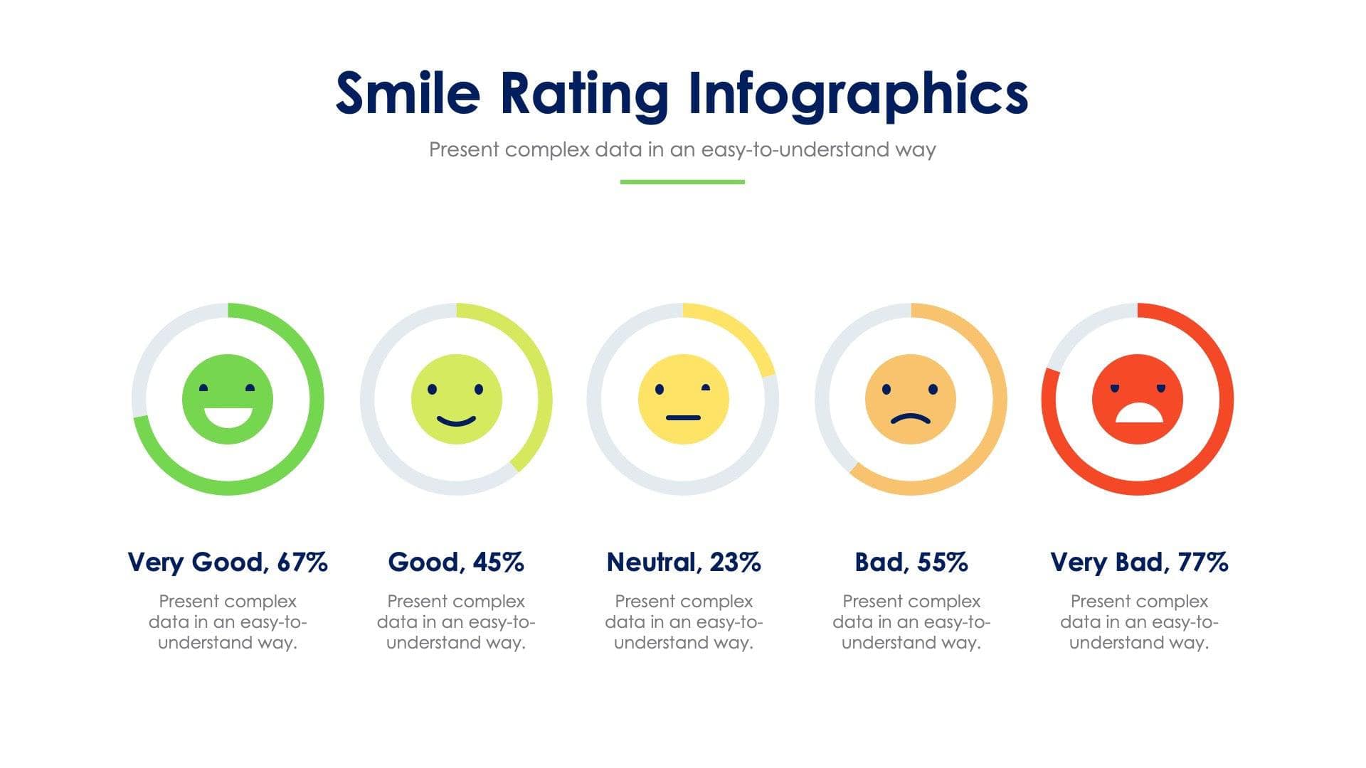 Smile Rating Slide Infographic Template S12062108#N#– Infografolio