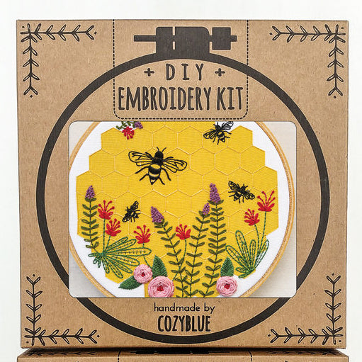 Joyful Grid cross stitch kit – budgiegoods