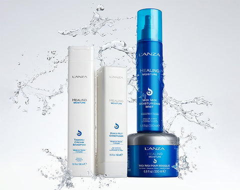 Healing Moisture Collection for damaged hair