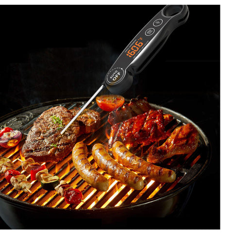 Rechargeable Digital Meat Thermometer with LED Screen