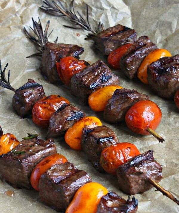 Rosemary Steak Skewers