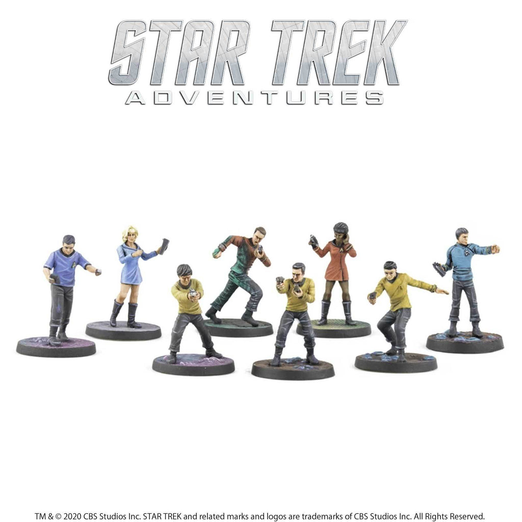 Фэмили старс. Star Trek Miniatures. Star Trek Adventures коробка. Star Trek Mini Figures. Это миниатюры команды.