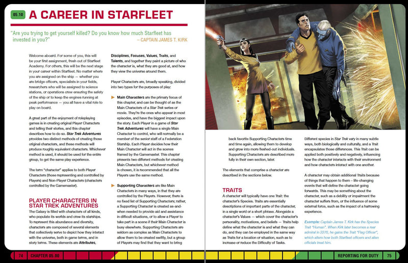 star trek adventures pregen characters