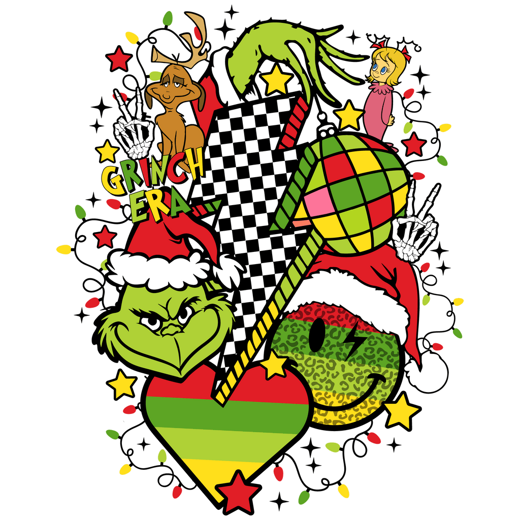 He want a grinch Digital DTF Stock iron on Transfer