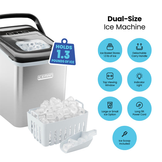 Iceman The Pebble Nugget Ice Maker + Reviews