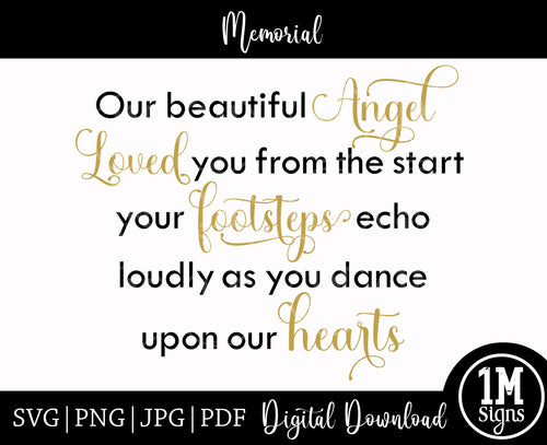 Rest In Peace SVG RIP SVG Memorial SVG Image PNG Image In Loving Memor – 1M  Signs