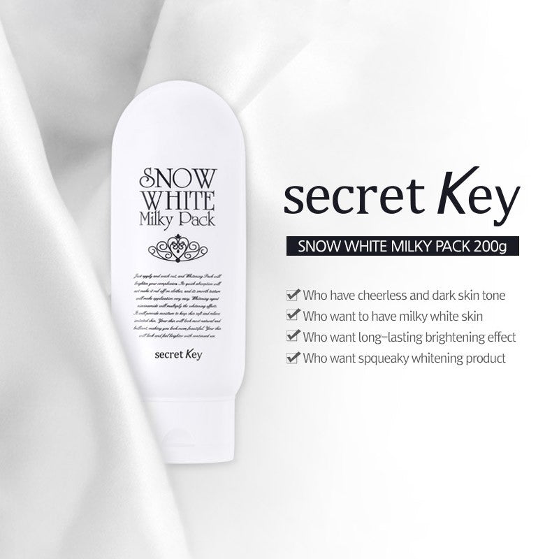 Secret key Snow White milky pack 200g – kocetiworld