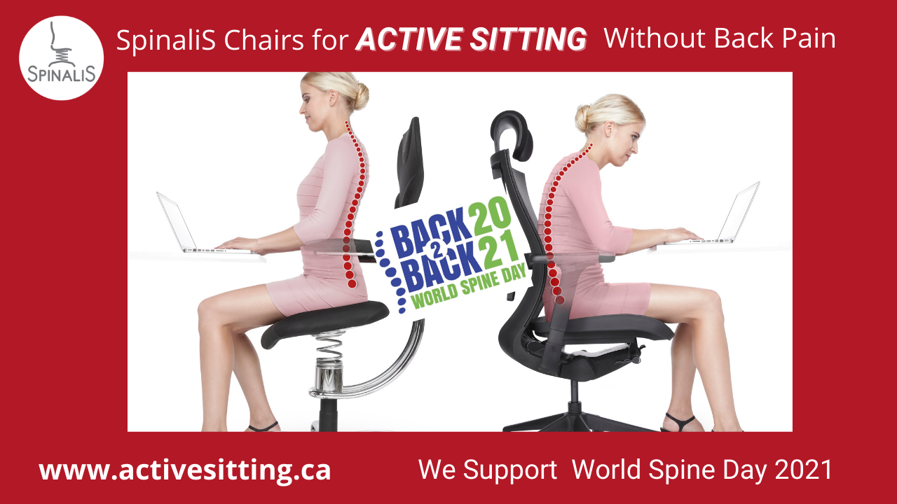 SpinaliS Chairs for Sitting WIthout Back Pain Supports World Spine Day 