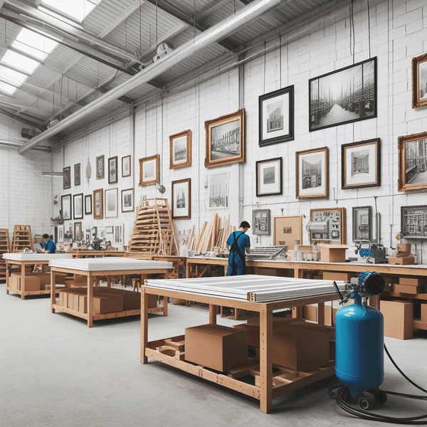 picture framing factory warehouse in New york
