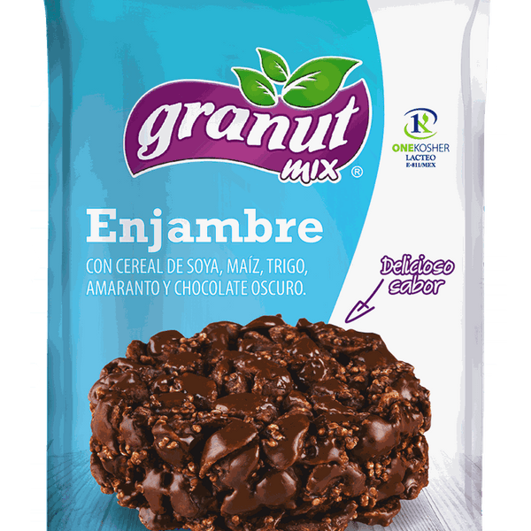 Enjambre de Cereal Chocolate Oscuro GRANUT Bolsa de 40 g (80 piezas)