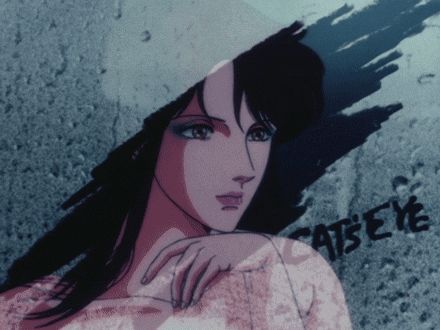 cats-eye-retro-anime-aesthetics-screen-cap-gif-girl-staring-out-window-while-it-rains