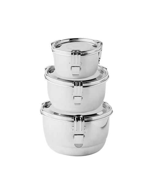 Airtight Container, Stainless Steel Onyx