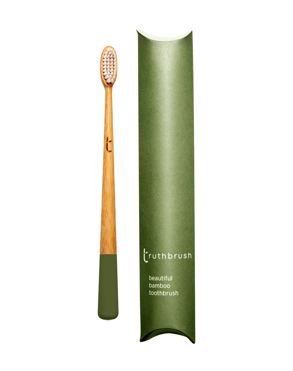 Bamboo Toothbrush Truthbrush green