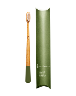 Bamboo Toothbrush Truthbrush green