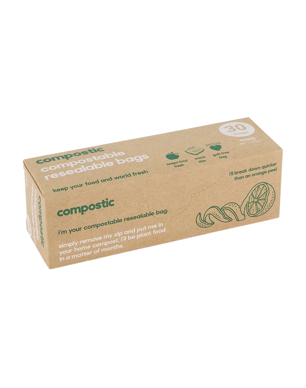 Compostable Snack Bags, Compostic Compostic